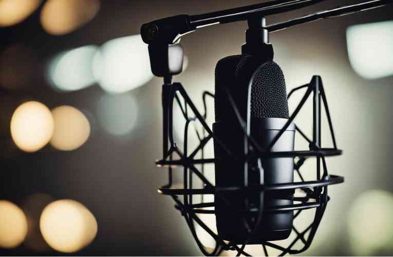 How far should a condenser mic be from vocals