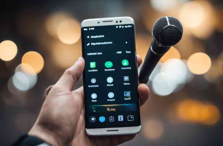 adjust an external microphone volume on Android