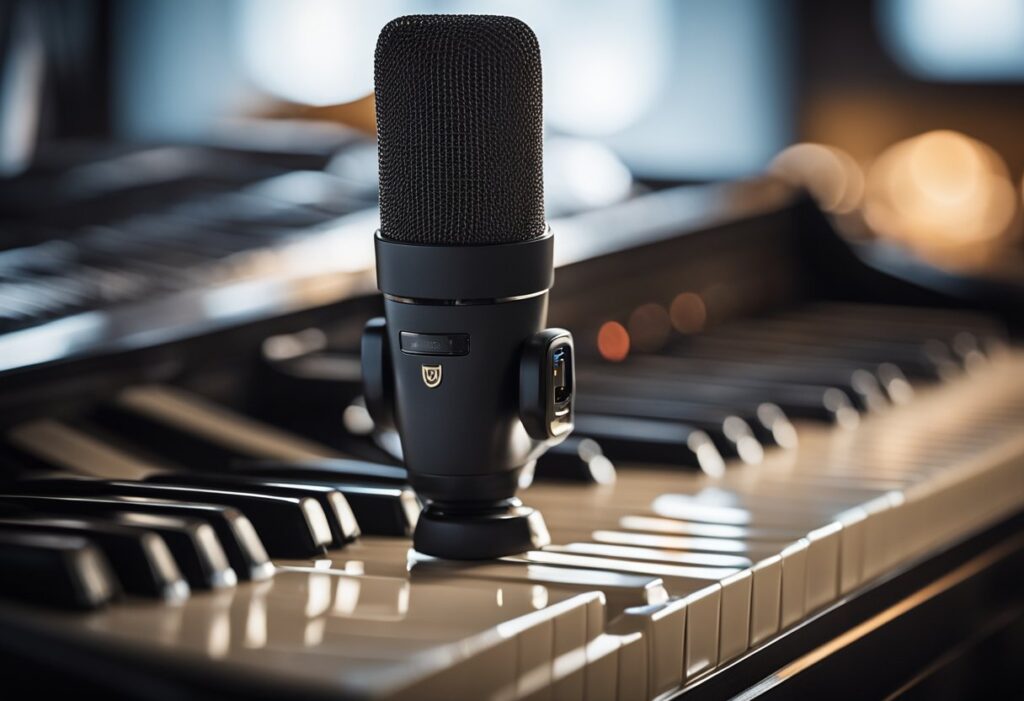 troubleshoot USB microphone issues with a piano